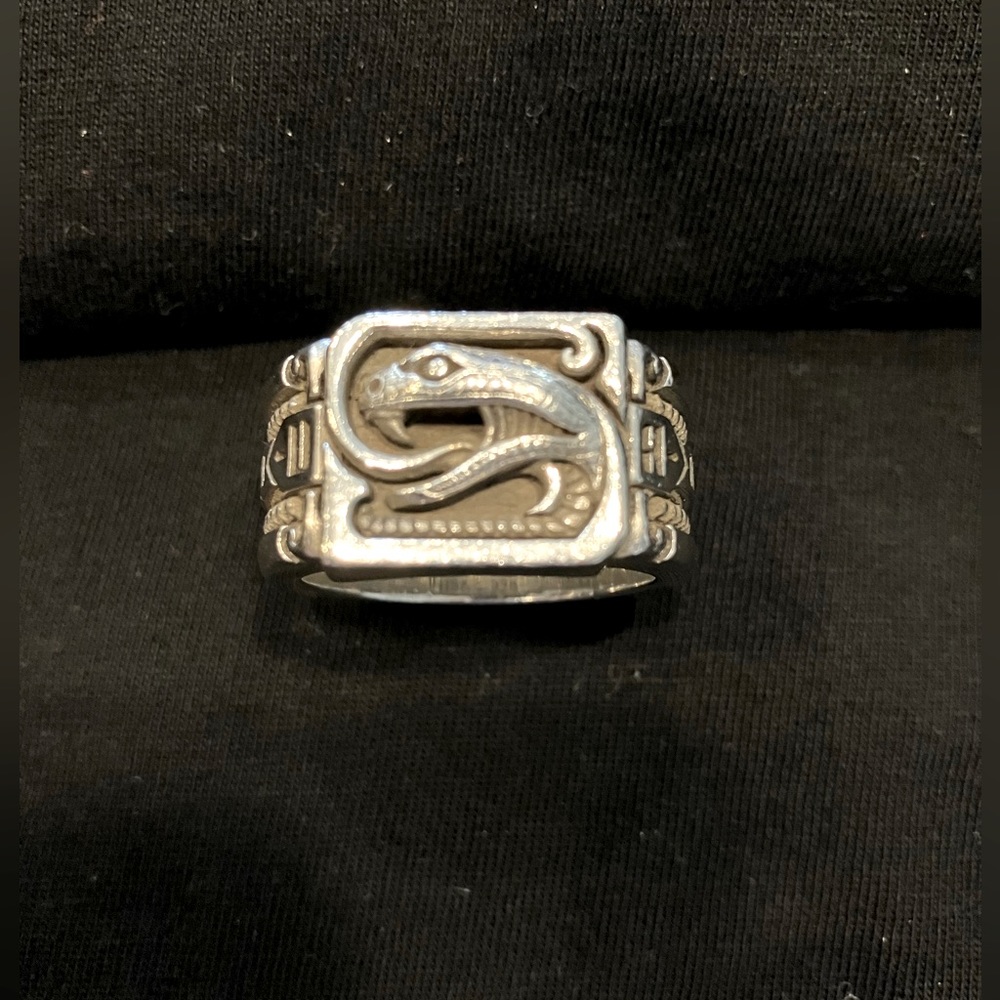 Night Rider sterling silver ring.
